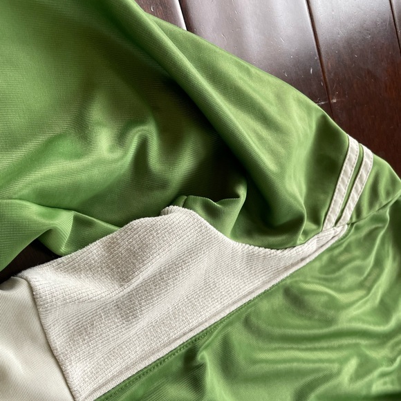 Buffalo by David Bitton Vintage Green Stylish Track Jacket Large Athletic Fit - Picture 9 of 11